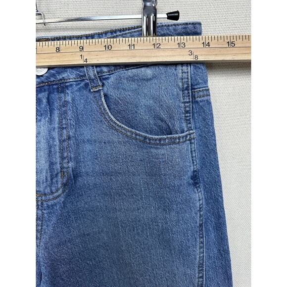 Women’s Denim Barrel Leg Jeans And Now This Sz 6 Tapered Medium Rise Cargo - Picture 9 of 16